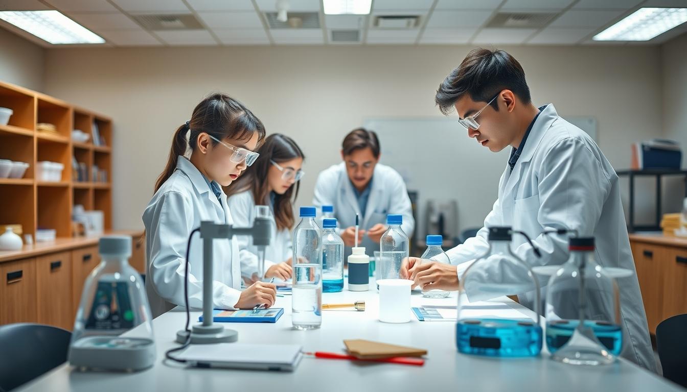 Modern university campus for students